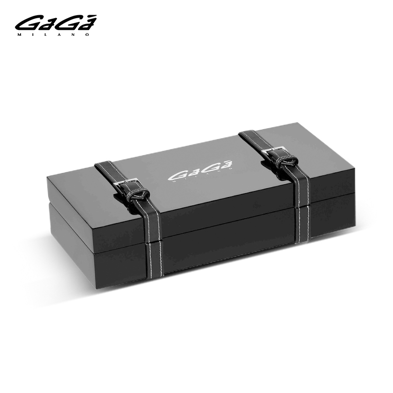 GaGaMilano手动35MM系列石英表瑞士制造珐琅表盘手表男女6020.4lt