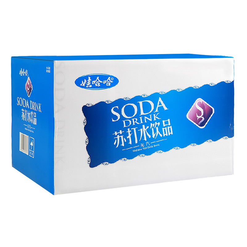 娃哈哈无汽苏打水饮料350ml24瓶整箱装弱碱性
