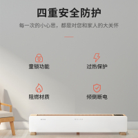 先锋(Singfun)踢脚线取暖器家用遥控定时电暖器居浴两用定时倾倒自动断电防水移动电暖 DTJ-T5