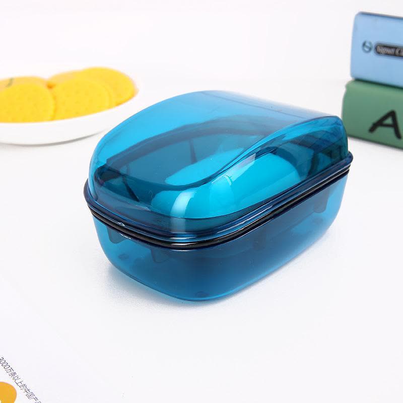 肥皂盒沥水创意可爱大号带盖卫生间便携浴室洗衣红色香皂盒子N8|粉色（3307）2个图片