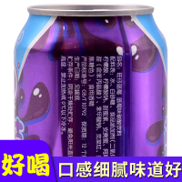 大白梨饮料旺仔碳酸饮料听装蓝莓味罐装320ml*24汽水旺仔饮料系列