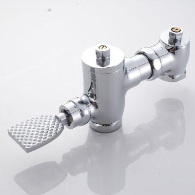 YZJLTX卧式脚踏式冲水阀蹲便器大便冲洗阀厕所蹲坑延时阀可调节水流大小 大卧式直板