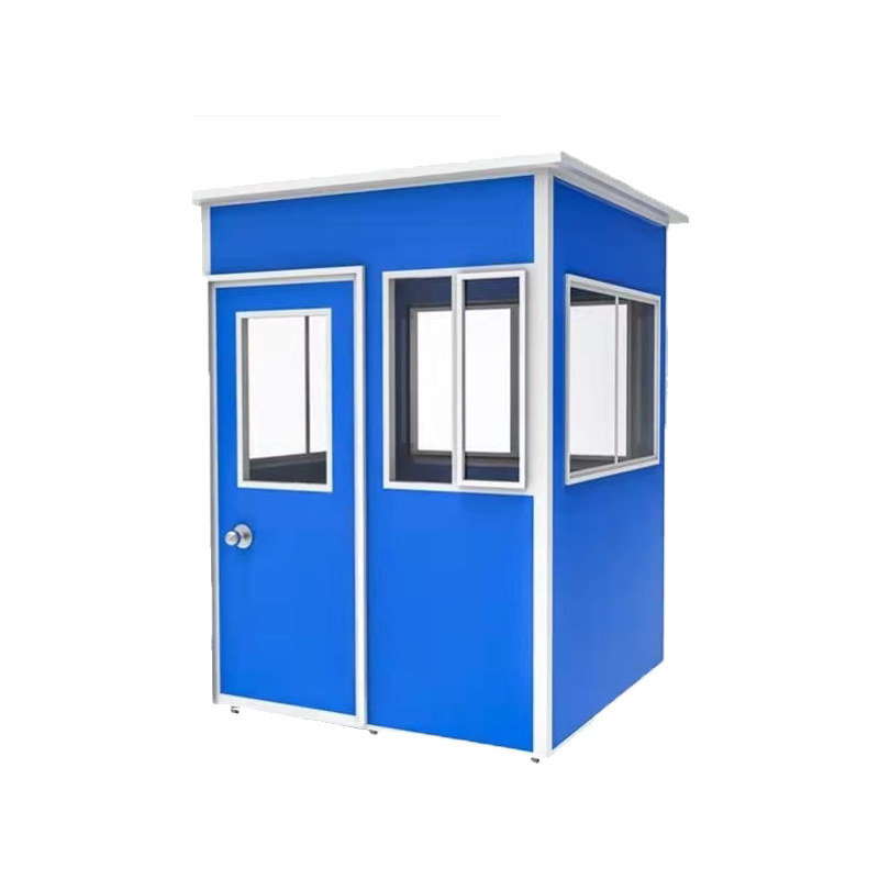 美沐芯品(MEIMUXINPIN)XP-BAT175现代简约彩钢收费岗亭保安亭门卫室可移动 蓝色