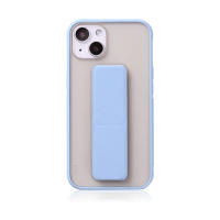 Yesfeel苹果13promax手机壳支架iphone12保护套抗摔磨砂透明防滑边XR腕带功能11/XSMAX硅胶适用