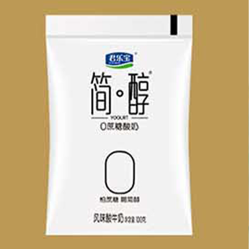 君乐宝酸奶简醇零蔗糖口感顺滑酸甜可口奶味纯正100g*10袋高清大图