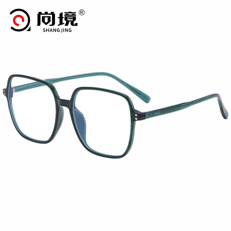 尚境新款TR90网红大框眼镜镜架时尚潮防蓝光眼镜近视眼近视镜镜框高清大图