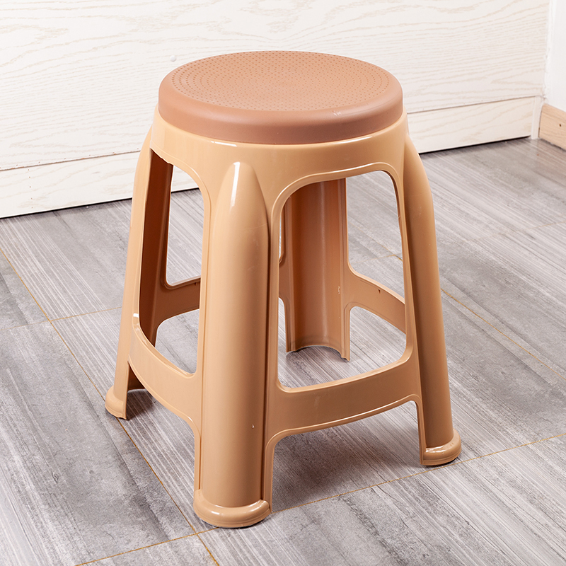 苏宁放心购实木凳子时尚创意客厅小椅子家用高圆凳简约软面餐桌板凳