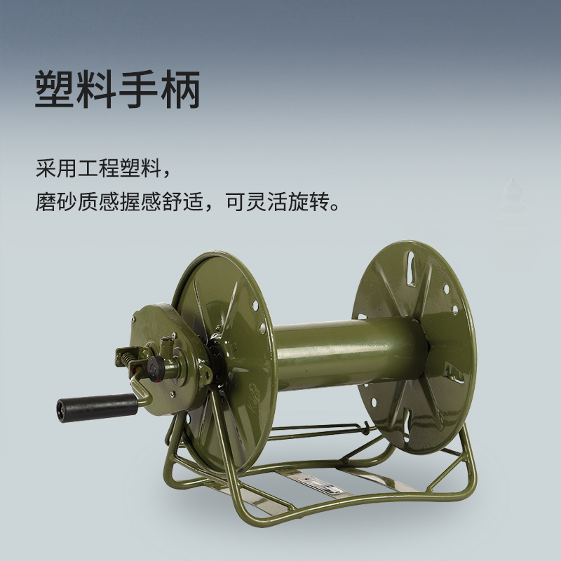 千天 被复线络车 新款 放线车绕线车放线架络车架 背负式线车 齿轮双轴承款转速1比4 230*230 QT-CCB03