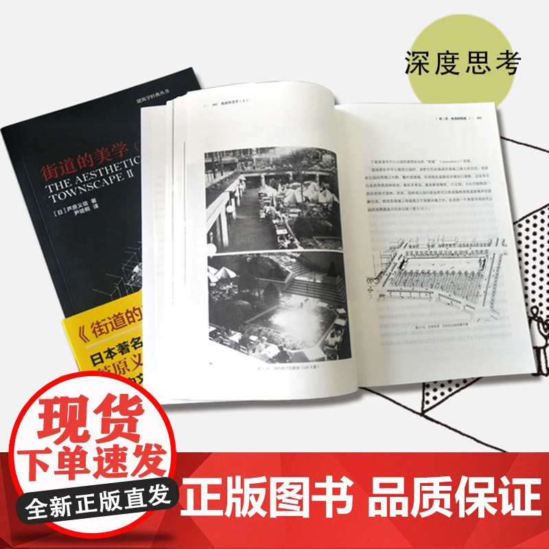 街道的美学 上下全套2册 建筑与规划建筑设计书籍 文化象征精品设计 外部空间街道景观住宅日本建筑学 城市规划公共建筑外观高清大图