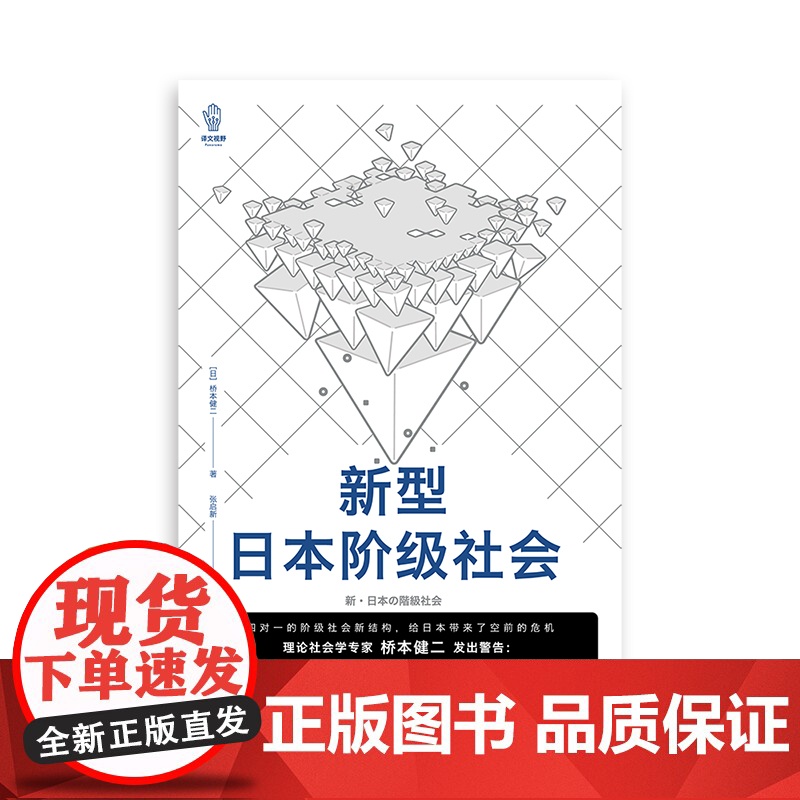 新型日本阶级社会 译文视野系列桥本健二作品纪实文学上海译文出版社 上海世纪出版高清大图
