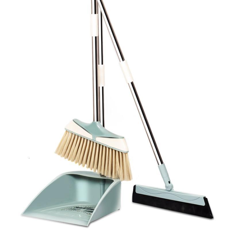 扫把簸箕套装组合不锈钢扫地畚箕笤帚扫帚清扫工具软毛扫把