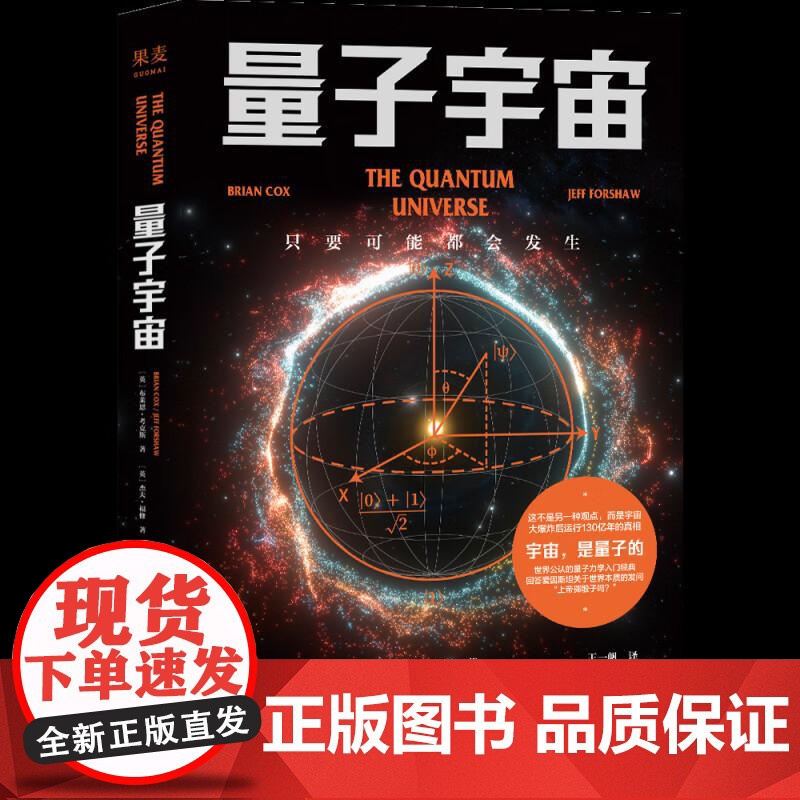 量子宇宙 量子力学 科普经典 宇宙的本质 科技的未来 宇宙大爆炸后的真相 爱因斯坦 上帝掷骰子吗 升级译本 果麦文化高清大图