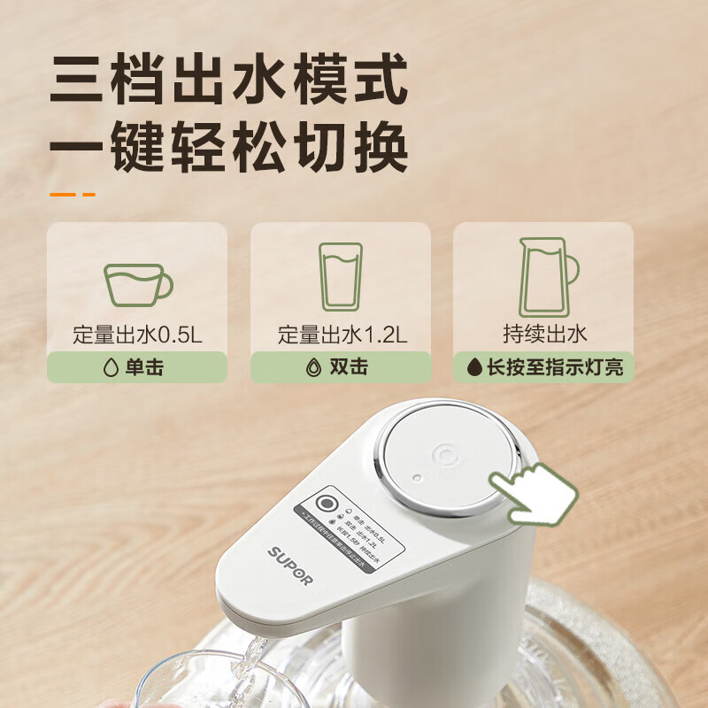 苏泊尔 桶装水自动上水器 潮流生活电器 KGE14AB10 单位:个