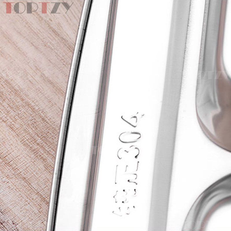 toptzy TZ5071742 304不锈钢餐盘学校食堂大圆五格饭盘快餐盘 360*270*24高清大图