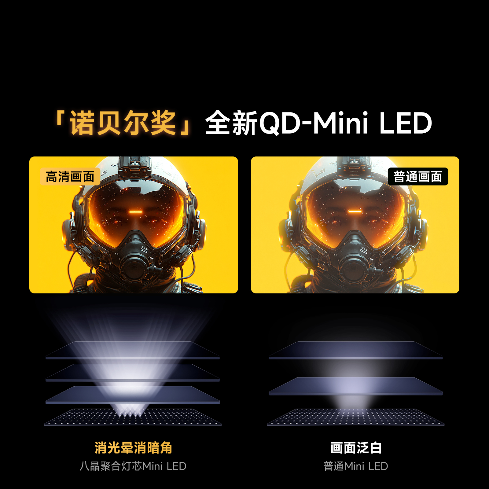 Vidda发现X 2026款75英寸300Hz超高刷墨晶屏QD-Mini LED 海信电视液晶家用75VX5Q高清大图