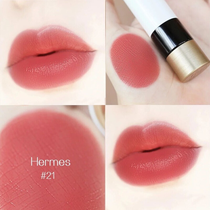 爱马仕(HERMES)口红缎光唇膏3.5g 21#保湿滋润