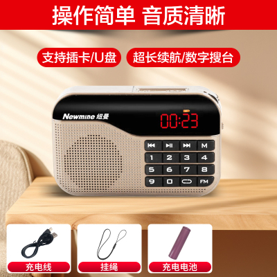 纽曼(Newmine)插卡音箱 N63 金