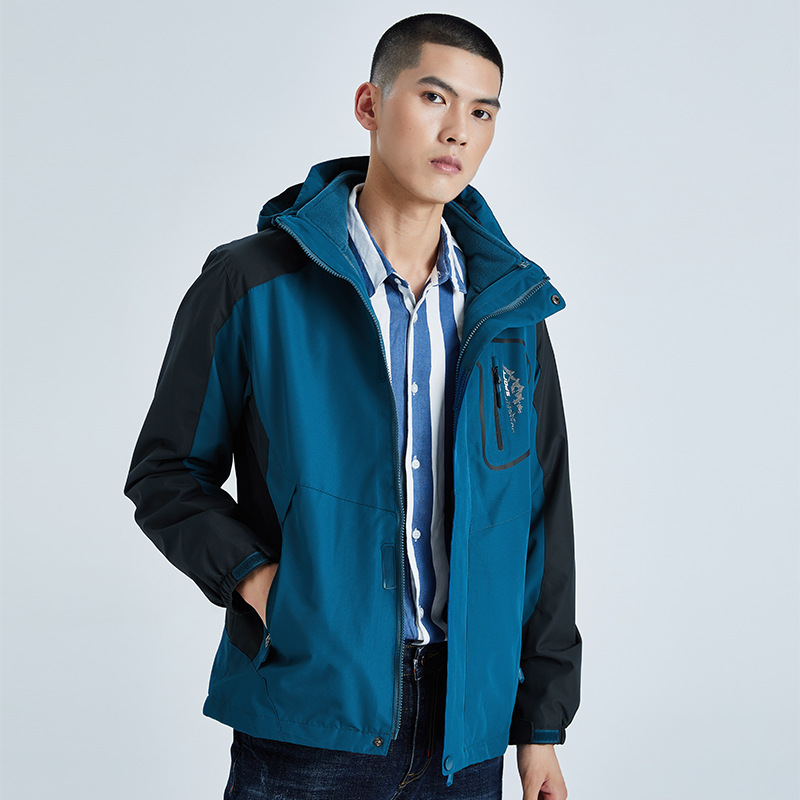 信柏合情侣三合一冲锋衣防水保暖登山旅游户外服YG-98086