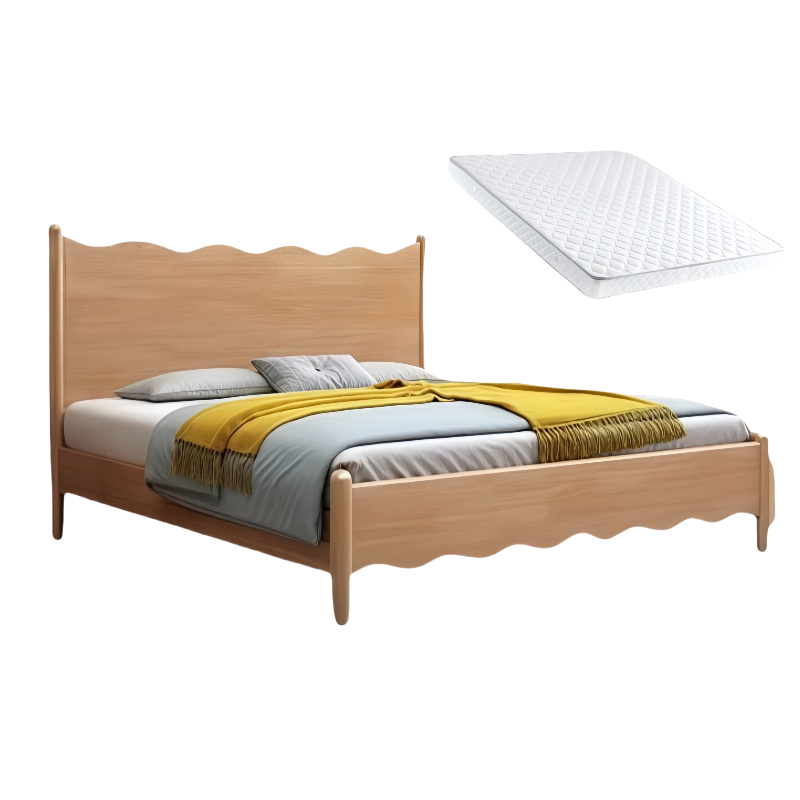 铭思沃全实木床含床垫高清大图