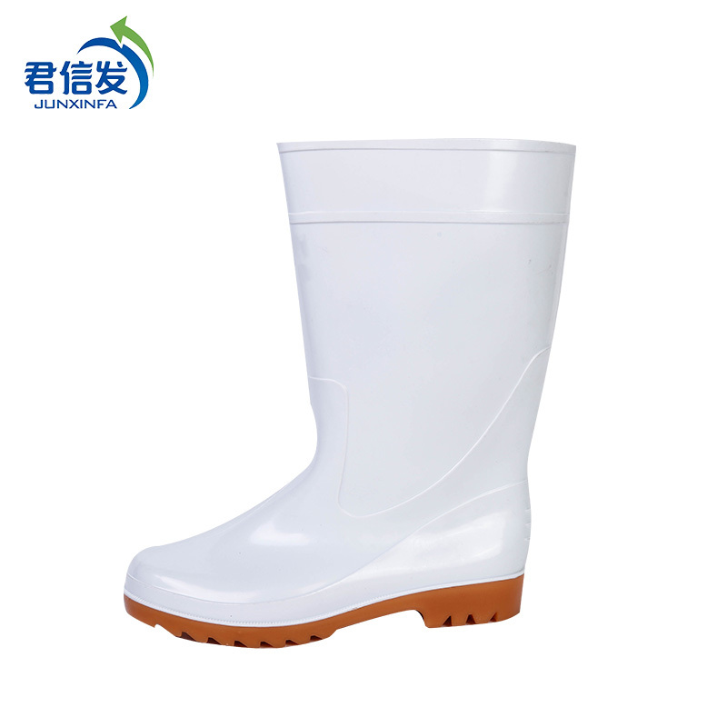 君信发-防水胶靴-白色-双