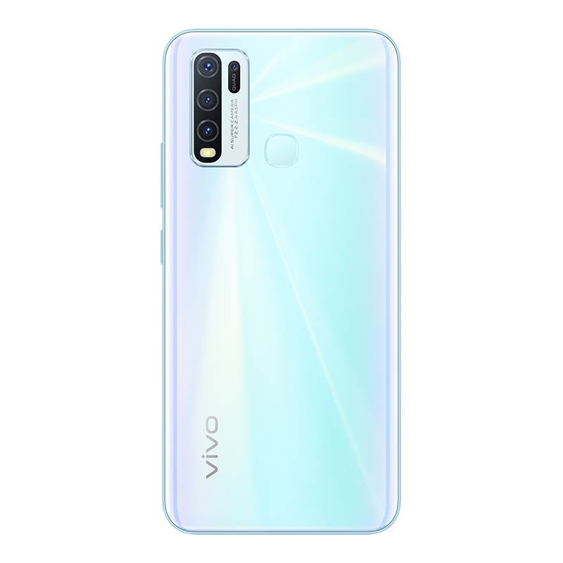 vivo Y50 8GB+128GB 冰川蓝 大电池闪充大内存四摄拍照美颜高通骁龙4G全网通手机