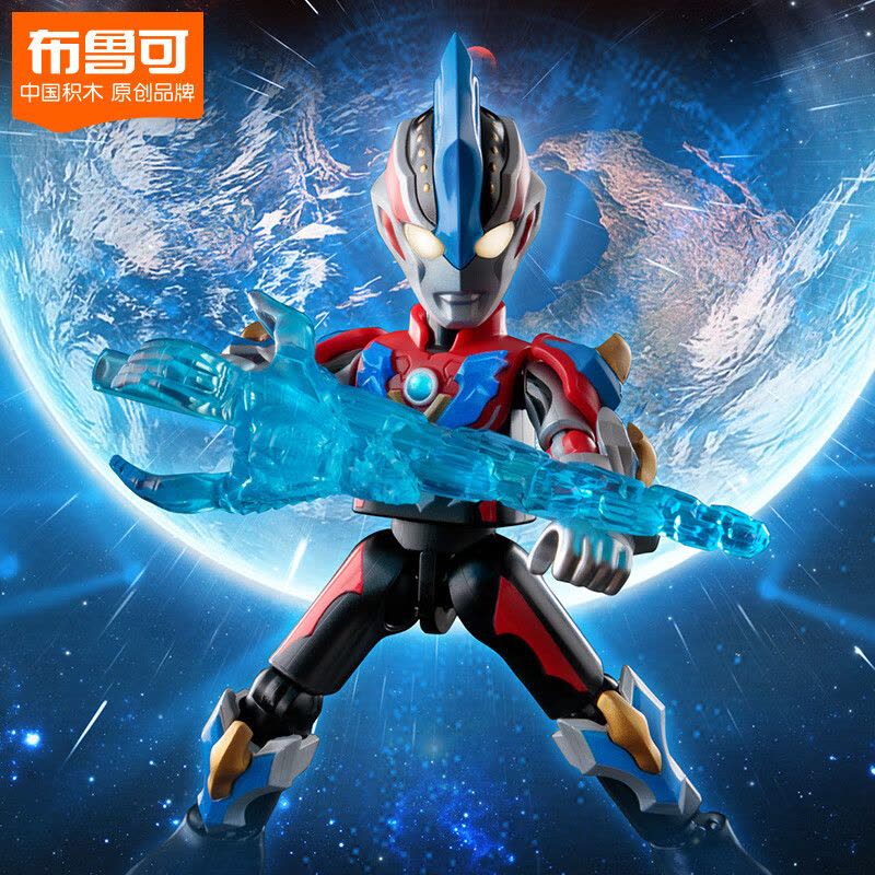 布鲁可奥特曼积木人盲盒拼装玩具儿童布鲁克群星版第九弹人偶男孩 群星版第9弹-璀璨银河端盒图片