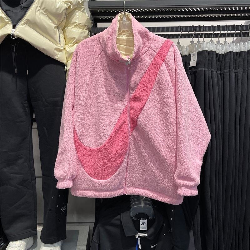 Nike/耐克外套运动休闲舒适保暖大LOGO立领女装夹克FV8443-662 D高清大图