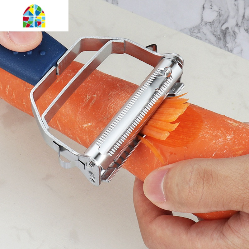 多功能瓜刨削丝器家用削皮刀不锈钢刨丝器皮青瓜刨片器薄片fenghou