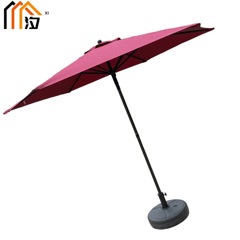 汐 庭院伞酒红色个高清大图