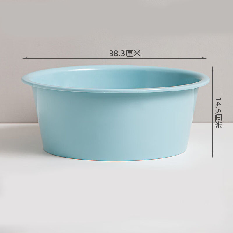 禧天龙(Citylong)P-1098盆(蓝) 家用加厚学生宿舍洗脚盆壁挂宝宝洗衣盆可爱儿童洗脸盆高清大图