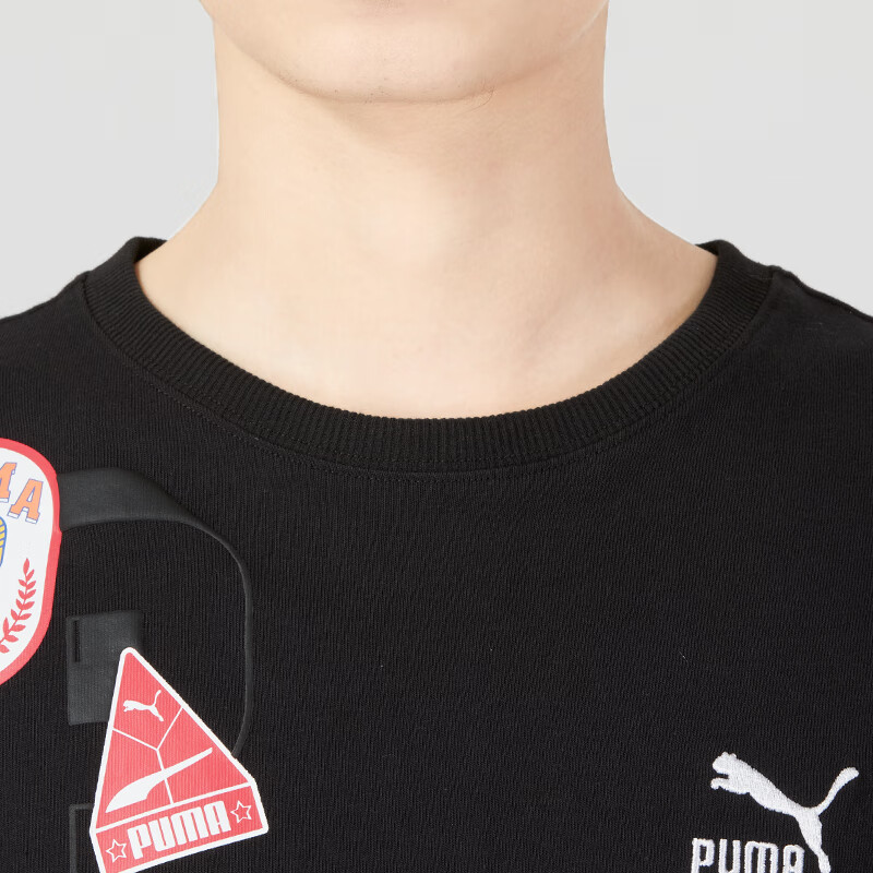 彪马(Puma)男装 2023夏季新款运动服健身训练潮流时尚舒适透气圆领短袖T恤 623250-01