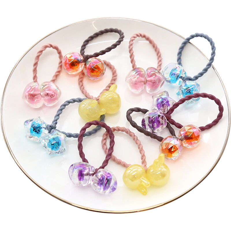 迪鲁奥diluao儿童头绳饰女宝宝头饰皮筋头花韩国版可爱公主女童圈