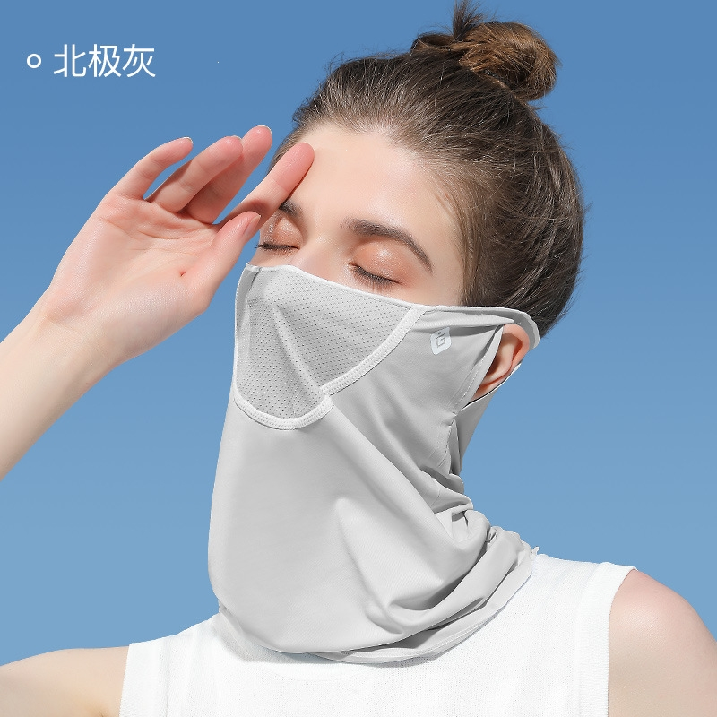 夏季开车防晒面罩女 迈高登遮脸面罩开车户外骑车防晒围脖女骑行