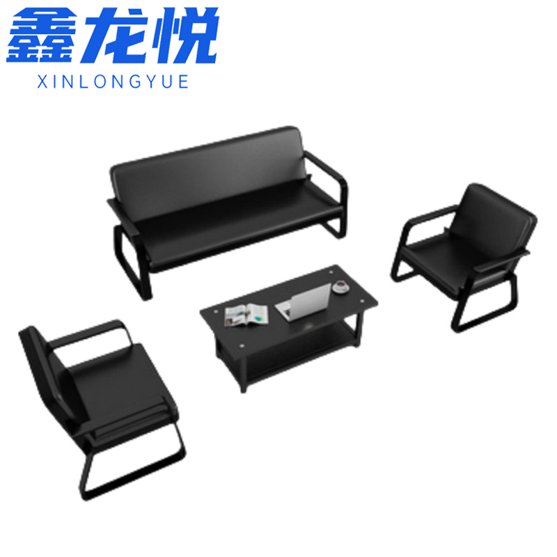 鑫龙悦 商务沙发 3+1+1+茶几 套高清大图