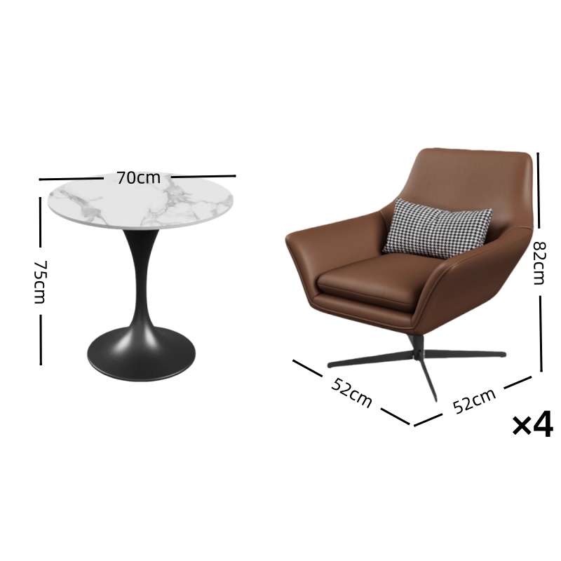 璎蕙 洽谈桌椅四人 套高清大图