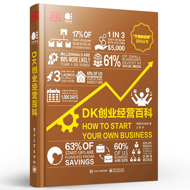 [醉染正版]正版DK创业经营百科 电子工业出版社 简单直观实用有趣的创业指南 创业经营科普书籍高清大图