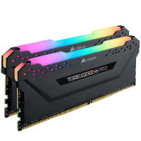美商海盗船(USCORSAIR)DDR4 3600 16GB(8G×2)套装 台式机内存条 复仇者RGB PRO灯条 黑色 电竞玩家款