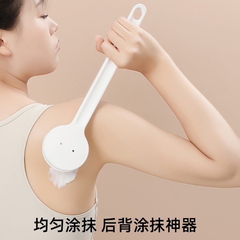 长柄双面两用搓澡搓背刷角质刷不求人后背刷按摩沐浴刷上药刷高清大图
