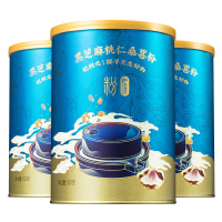 杞利元 黑芝麻核桃桑葚粉500g*3罐 黑芝麻糊代餐粉五谷早餐速食懒人食品