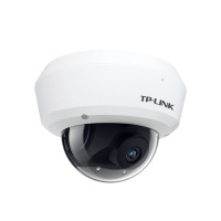 TP-LINK POE供电 3D降噪/内置拾音/背光补偿300万防暴半球网络监-控摄像机 TL-IPC433MP