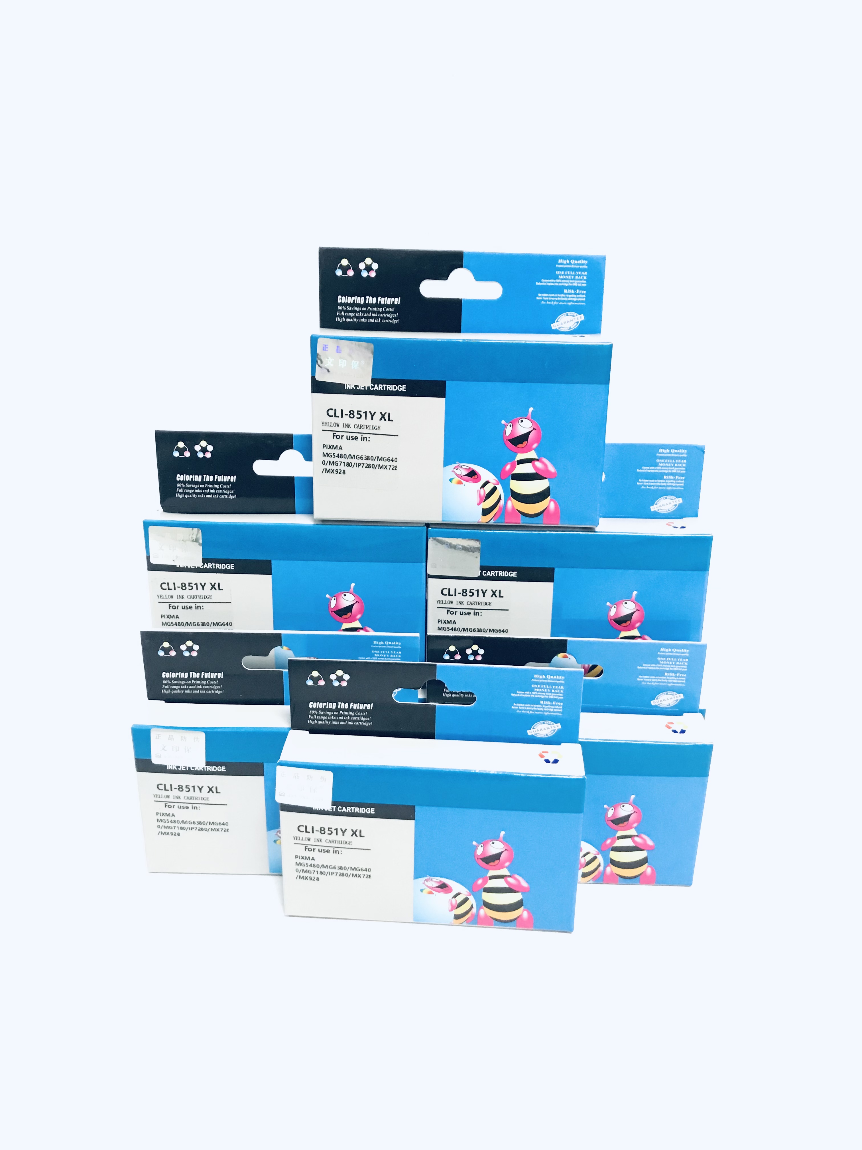 文印保CC-851XLY墨盒 适用于佳能IP7280/IX6780/6880/MX928/MG7180高清大图