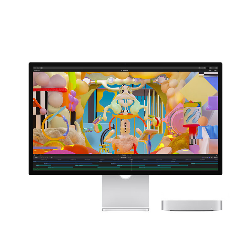 2023年新款苹果(Apple)M2Pro芯片2023新款macmini 金属银16G+512G(10核图形处理器+16核中央处理器)苹果迷你台式电脑主机盒 非教育优惠版