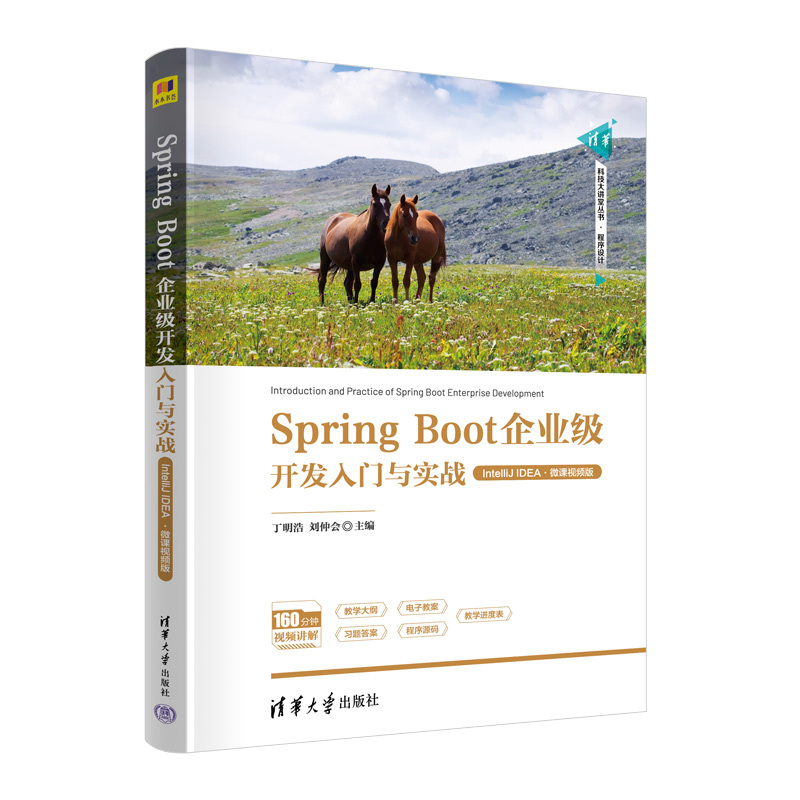 [正版]新书Spring Boot企业级开发入门与实战(IntelliJ IDEA·微课视频版) 丁明浩 刘仲会 程