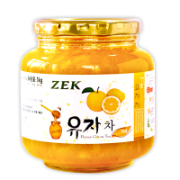 韩国进口 ZEK蜂蜜柚子茶(果肉饮料)1kg 蜜柚茶