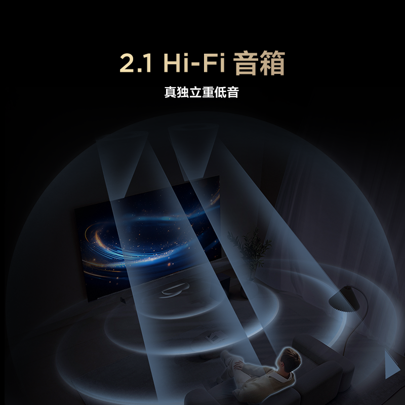 雷鸟 鹤6 25款 75英寸游戏电视 杜比视界 灵控系统 家电国家补贴 288Hz 4K液晶平板电视机75S595C