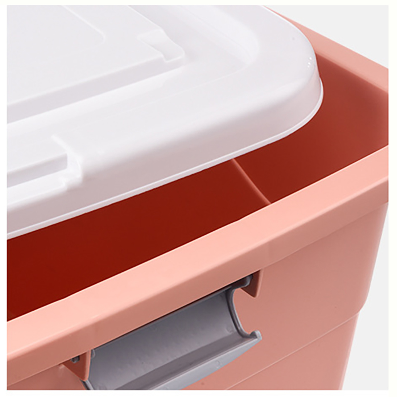 爱路达塑料收纳箱整理箱四轮46*34*27cm/个高清大图