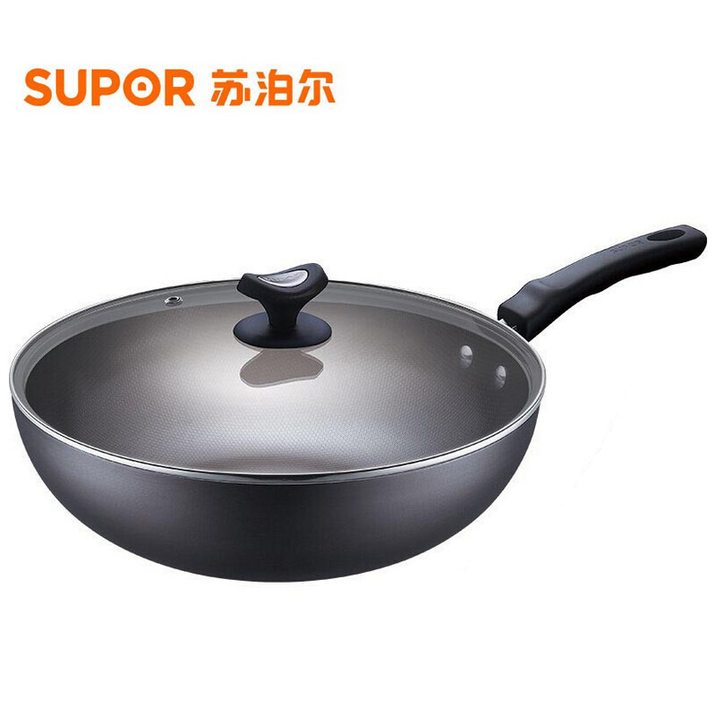 苏泊尔(SUPOR )真不锈健康铁炒锅FC30T4铁锅