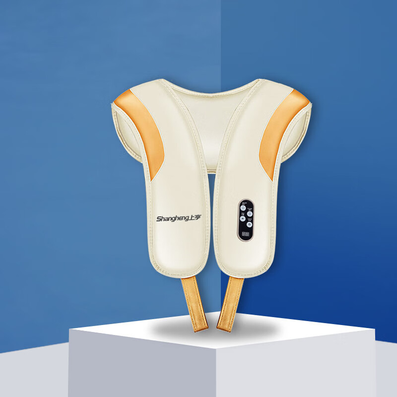上亨 SHZH-014 四捶按摩披肩 过热保护多部位按摩颈椎披肩 旗舰款 金色高清大图