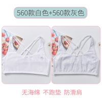 盛世尼曼少女学生棉透气防凸点11岁小背心女童发育期大童女孩内衣美背夏胸罩