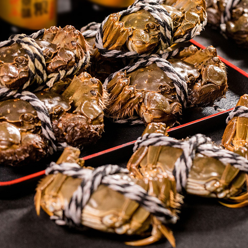 海洋世家六月黄鲜活大闸蟹2025两只8只装螃蟹礼盒国内海鲜水产